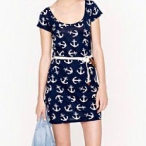 J.Crew Anchors Cover Up T-Shirt Dress